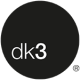dk3 logo - a danish furniture company known for it's classic and contemporary furniture design